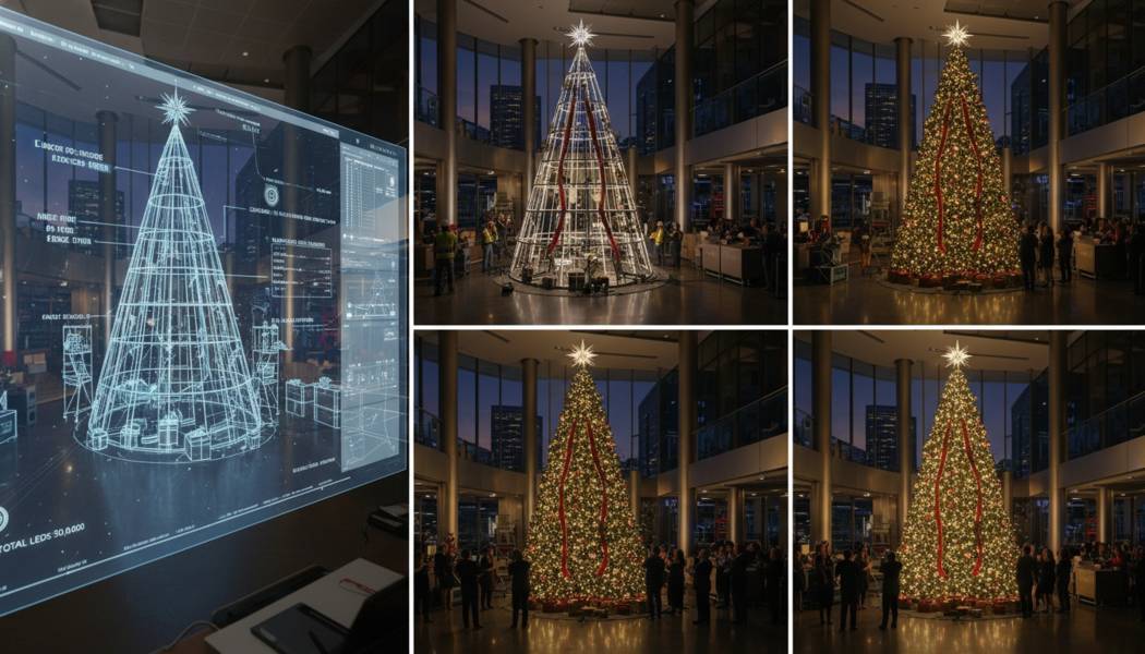 Dịch Vụ Trang Trí Cây Thông Noel. Ảnh 3